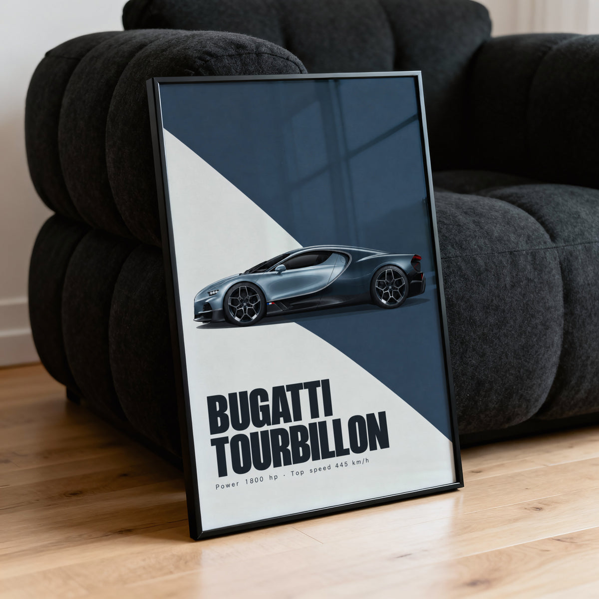 Vintage Bugatti Tourbillon Print, Car Poster, Wall Art