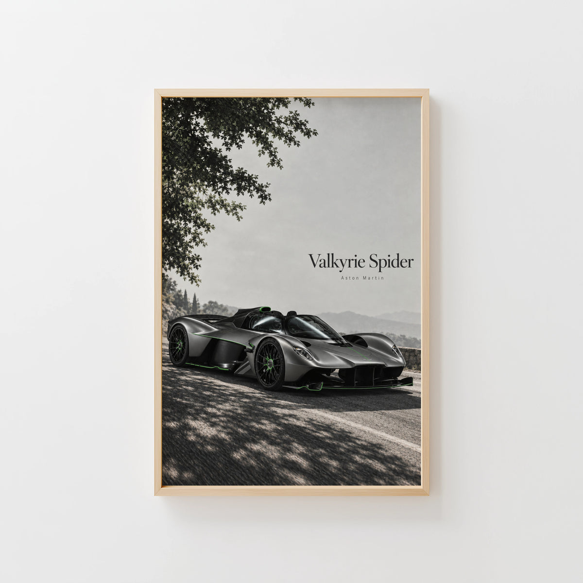Vintage Aston Martin Valkyrie Spider Print