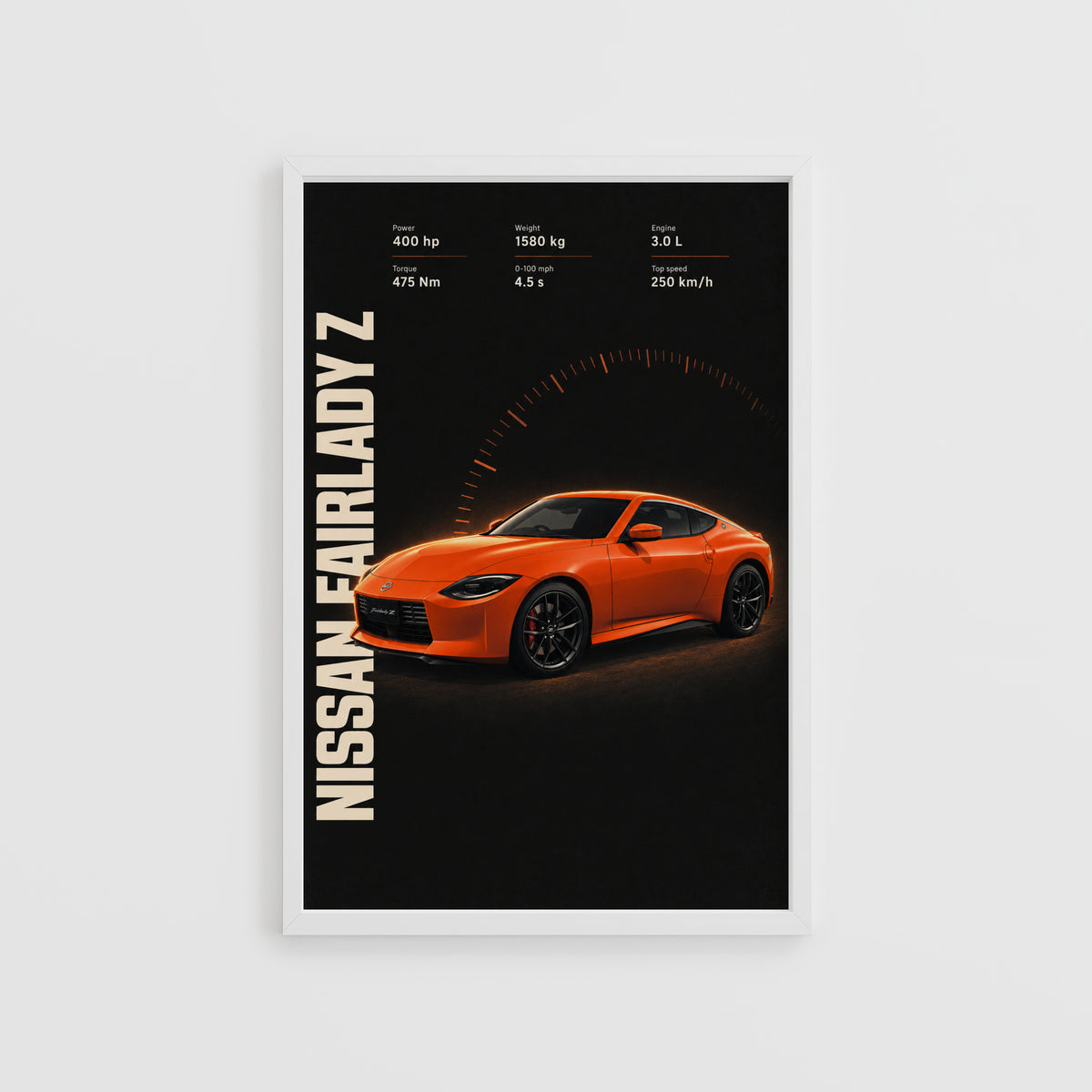 Vintage Nissan Fairlady Z Print, Car Wall Art