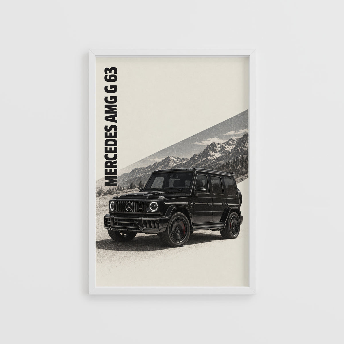 Vintage Mercedes AMG G 63 Print, Car Wall Art