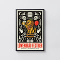 Vintage Lowenbrau Beer Print, Oktoberfest Poster