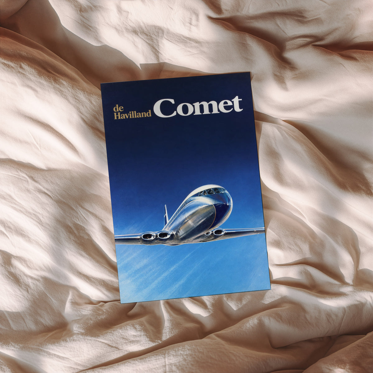 Vintage de Havilland Comet Jet Print, Aviation Poster