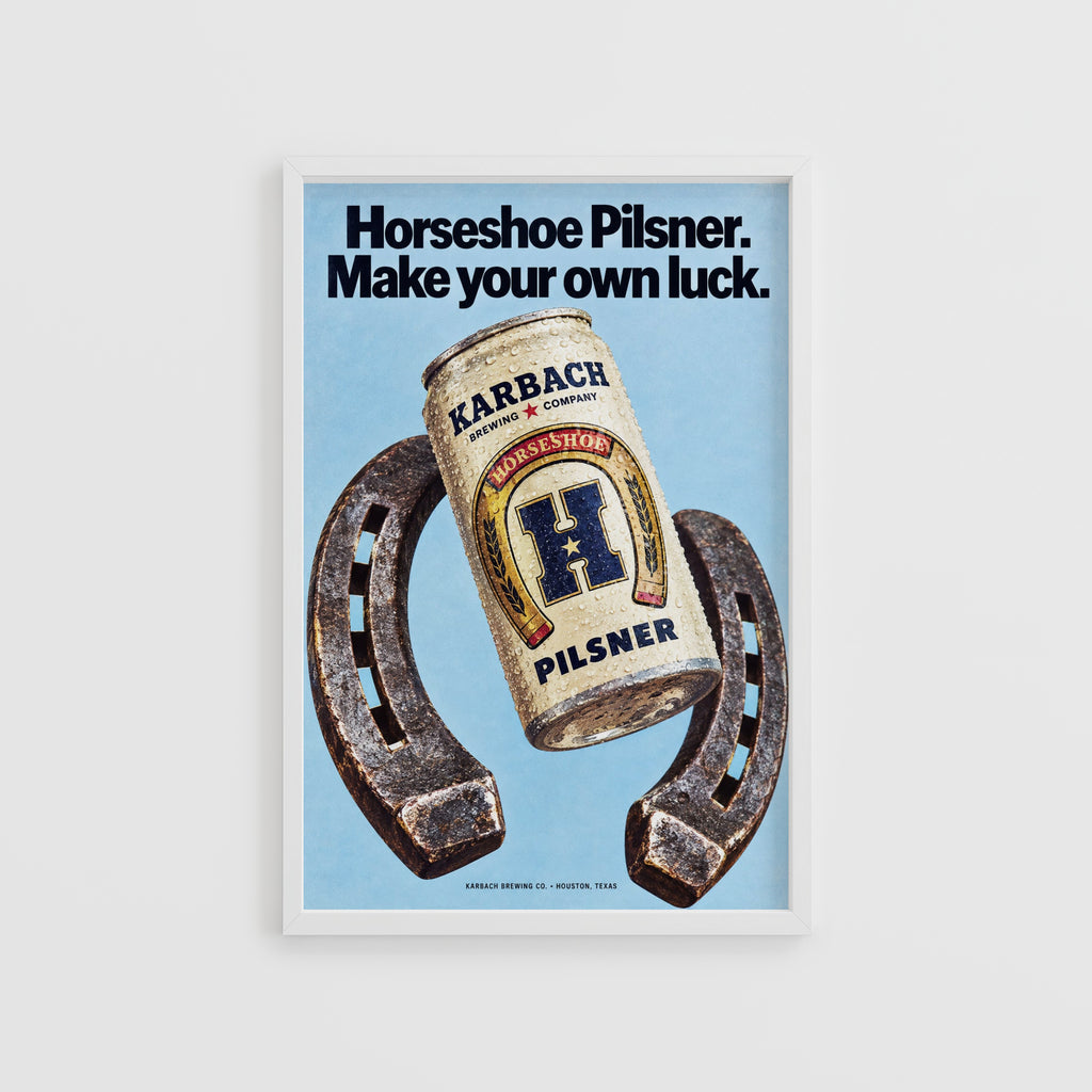 Vintage Karbach Pilsner Beer Print and Poster Wall Art
