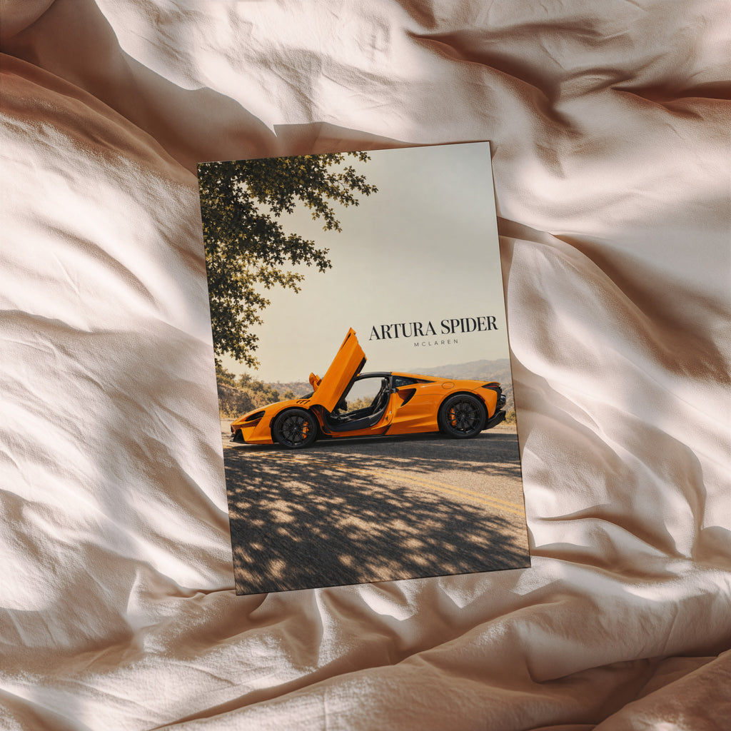 Vintage McLaren Artura Spider Car Print