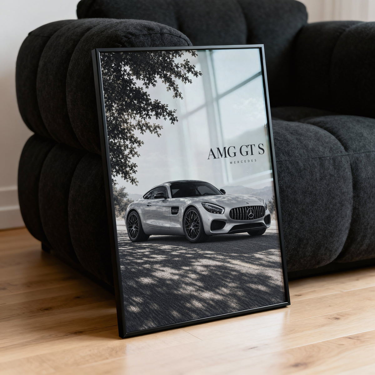 Vintage Mercedes AMG GT S Car Print Wall Art
