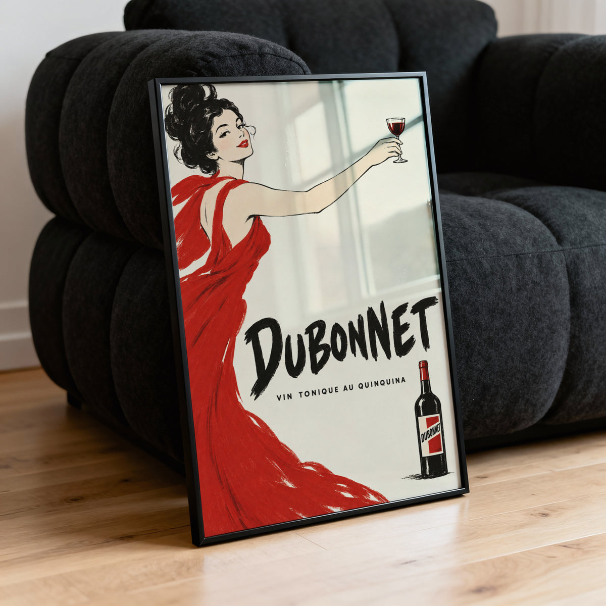 Vintage Dubonnet Print Poster, French Wine Wall Art