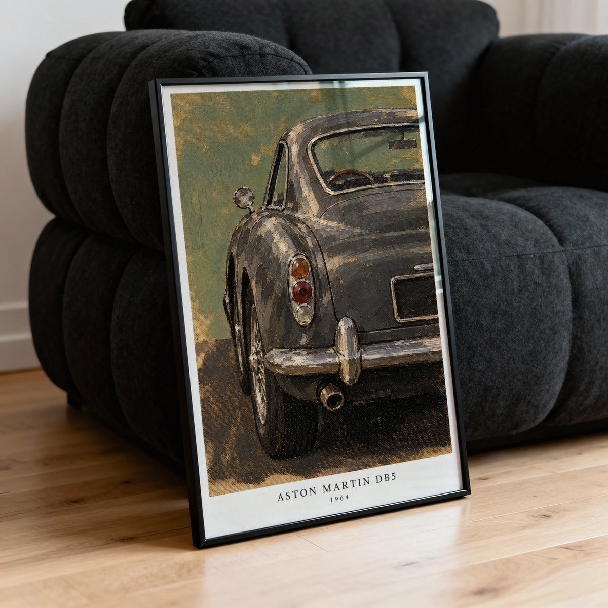 Vintage 1964 Aston Martin DB5 Wall Art, Car Print