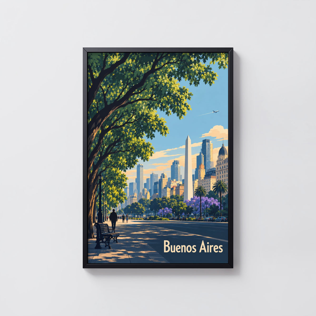 Vintage Buenos Aires Poster, Argentina Wall Art, Print
