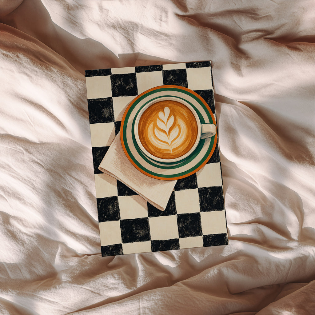 Vintage Coffee Print and Poster, Cafe Wall Art