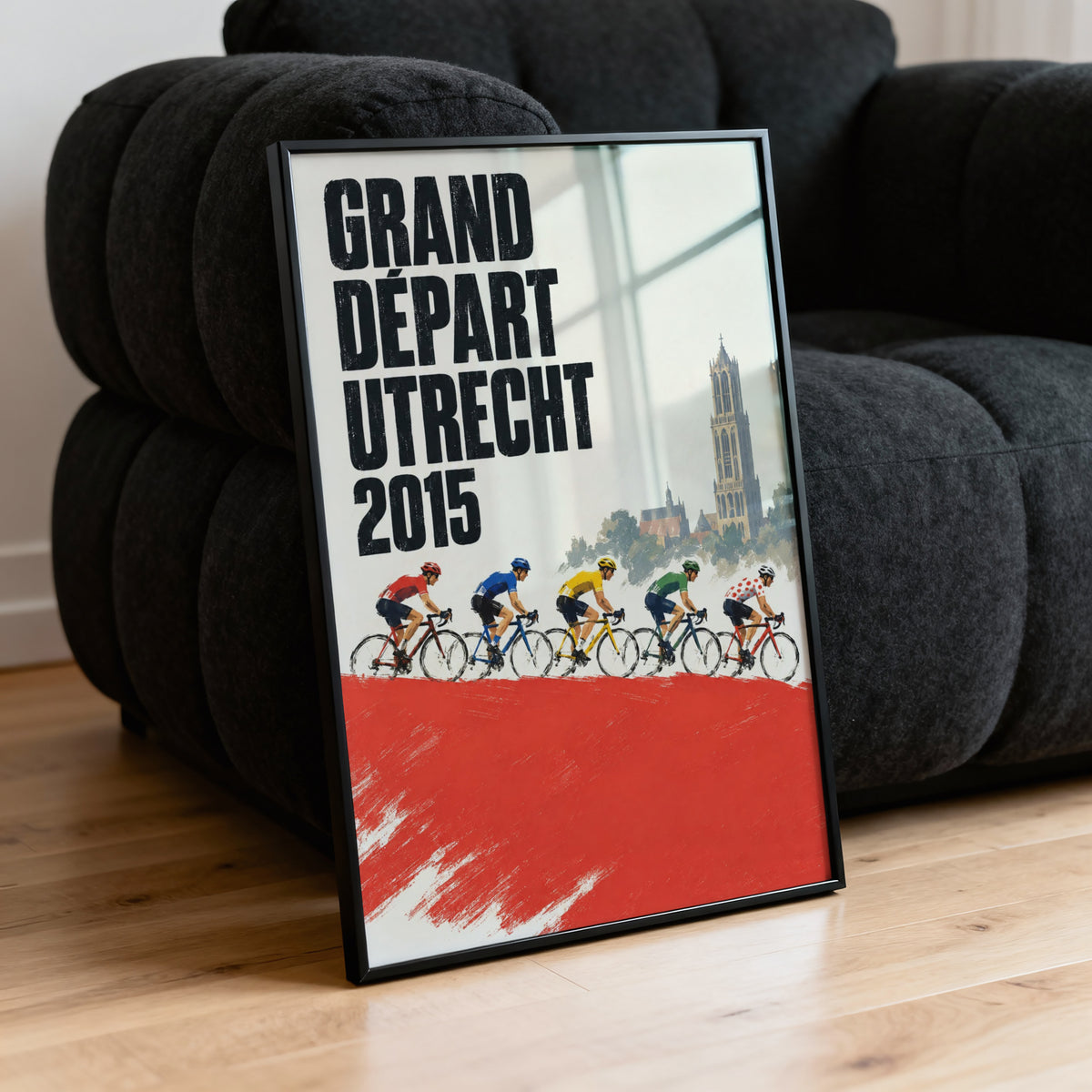 Vintage Utrecht Cycling Poster, Grand Depart Print