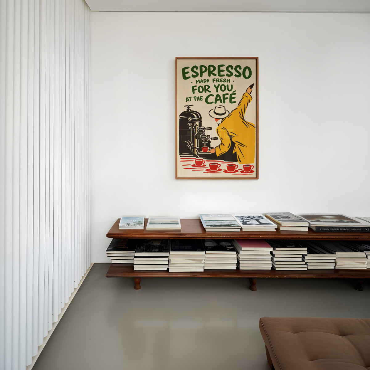 Vintage Espresso Print and Poster, Coffee Wall Art
