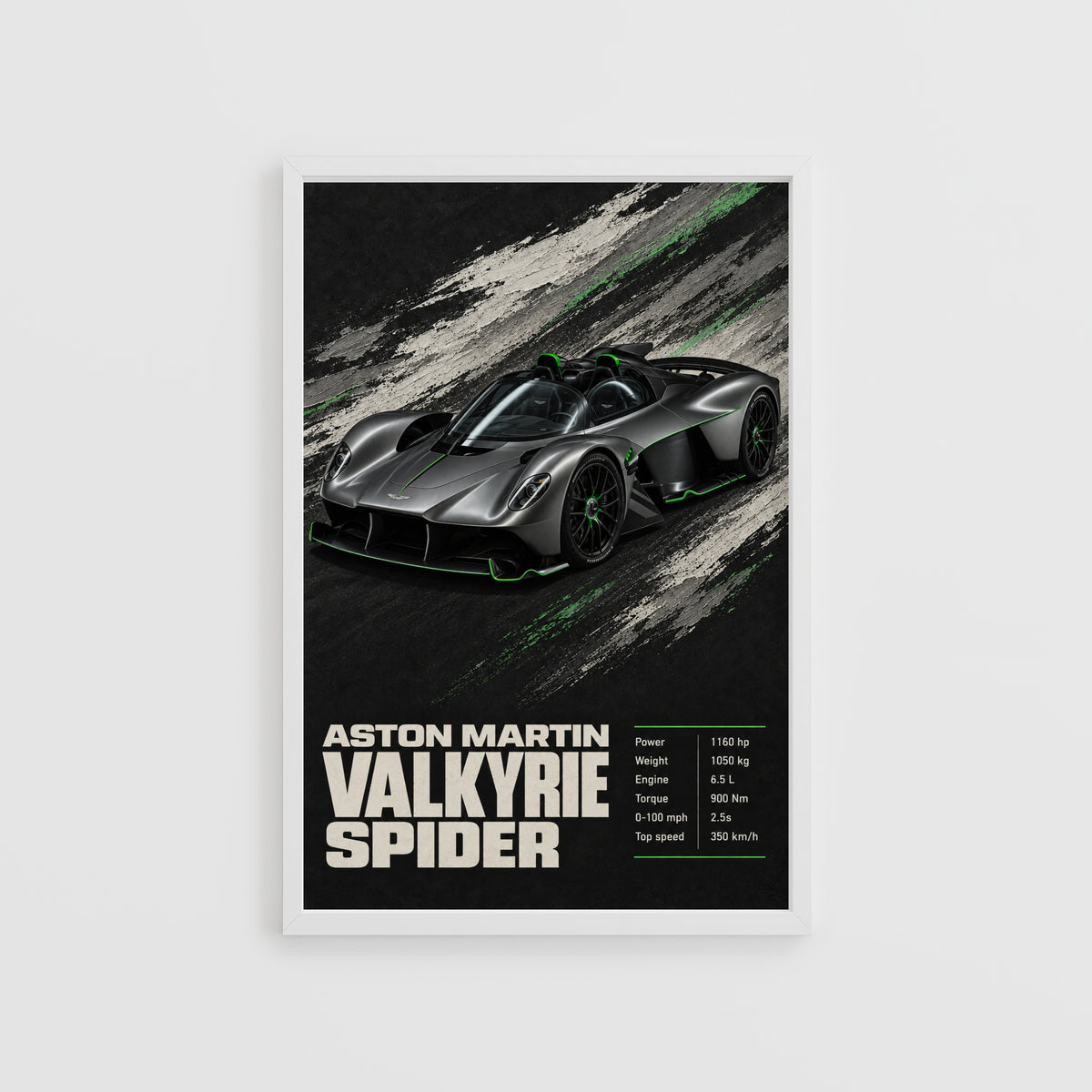 Vintage Aston Martin Valkyrie Spider Print
