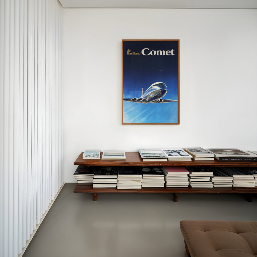 Vintage de Havilland Comet Jet Print, Aviation Poster