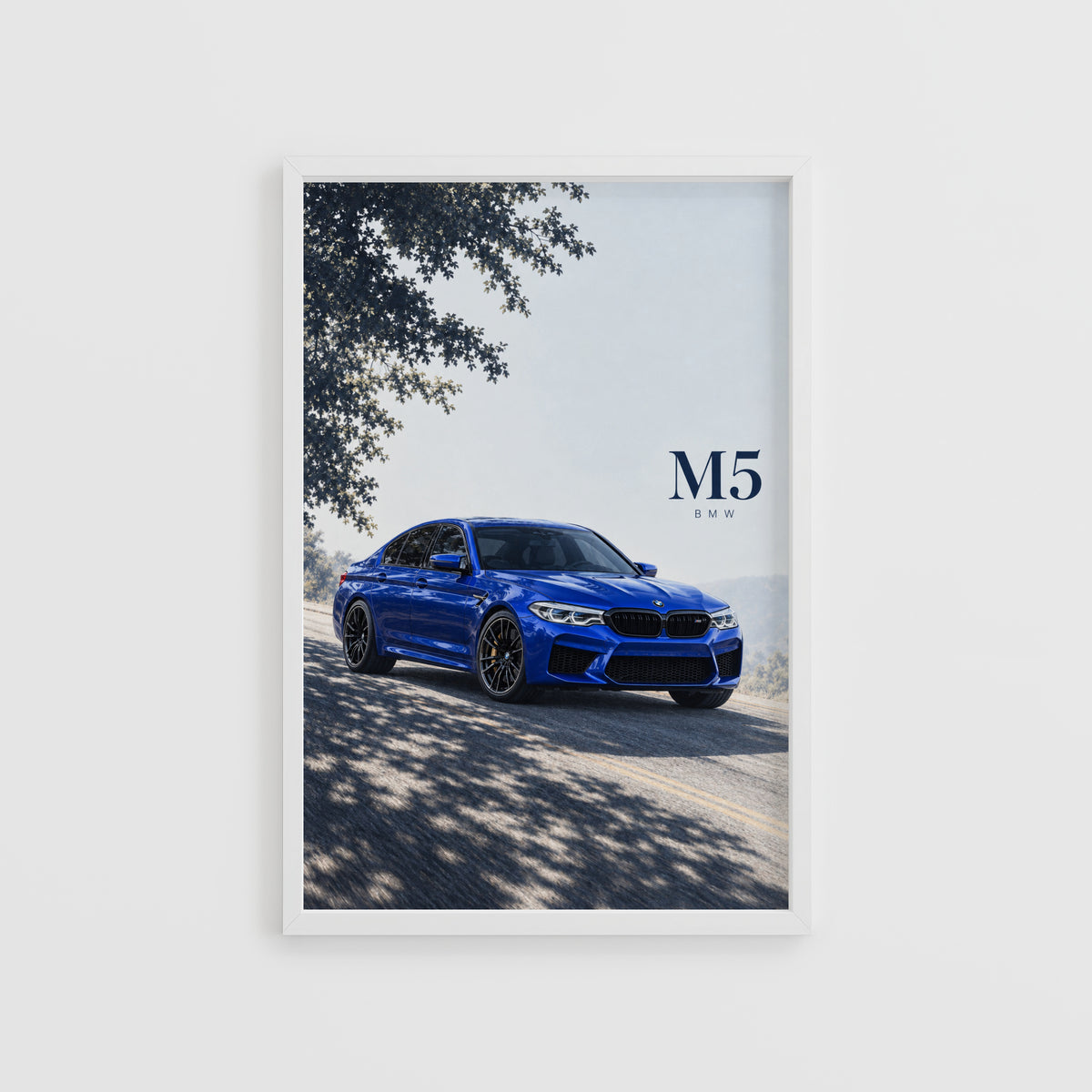 Vintage BMW M5 Print, Car Wall Art