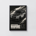 Vintage Mercedes G Class Print, Car Wall Art