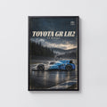 Vintage Toyota GR LH2 Print, Racing Car Wall Art