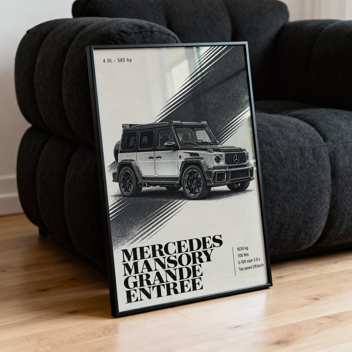 Vintage Mercedes Print, Mansory G Wagon Wall Art
