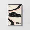 Vintage Toyota GR Supra MkV Print, Car Wall Art
