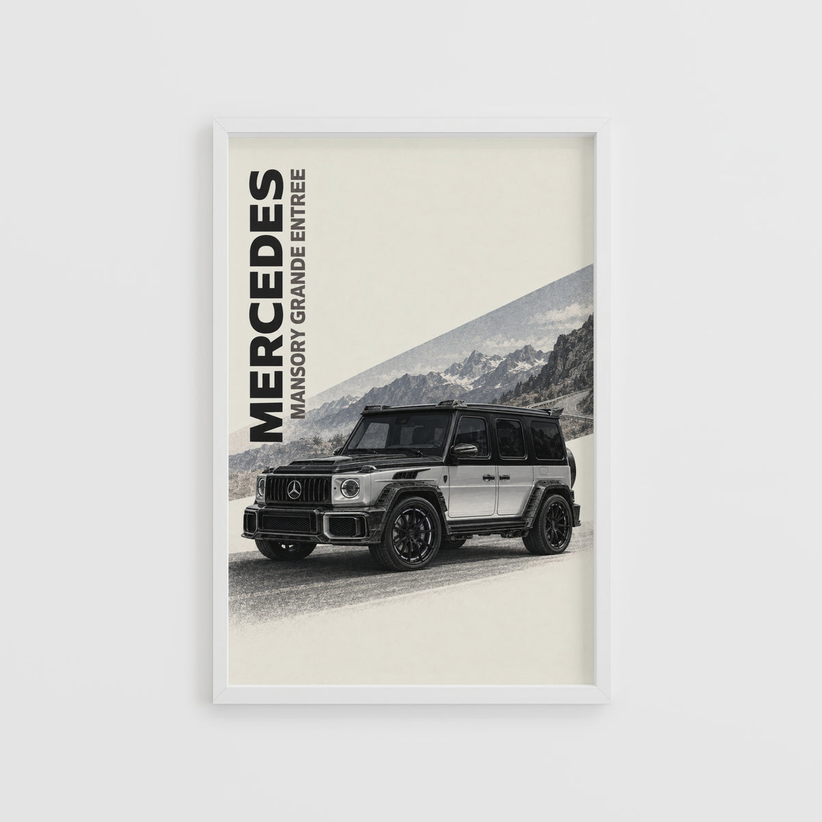 Vintage Mercedes G Wagon Print, Car Wall Art