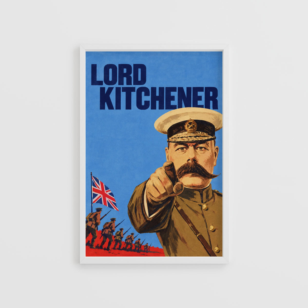 Vintage Lord Kitchener Poster, British Military Wall Art