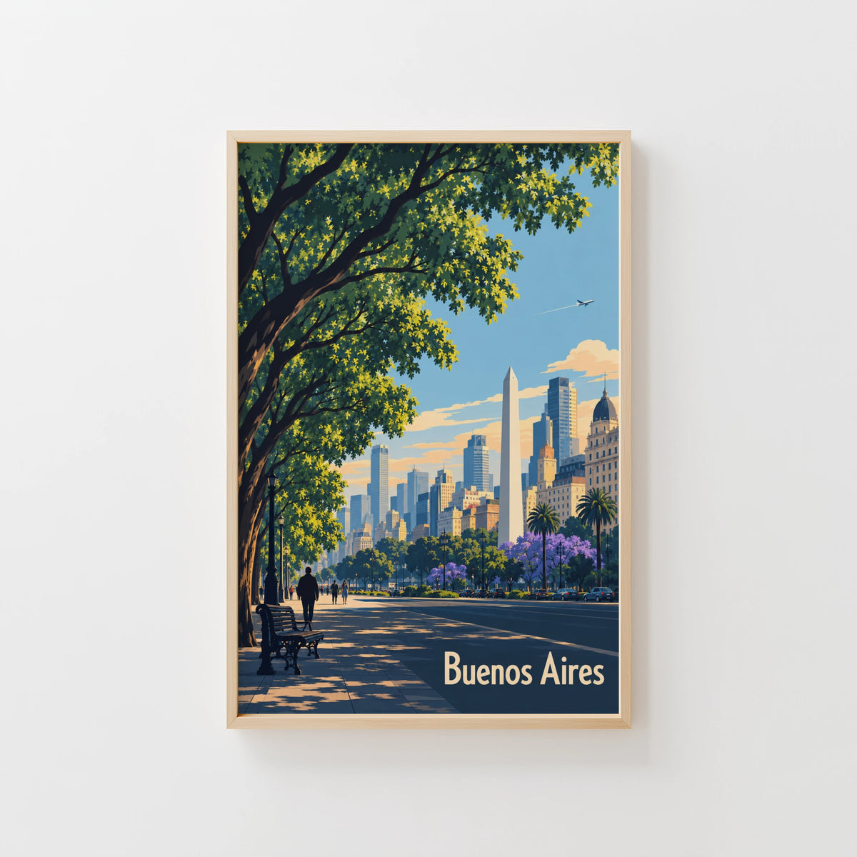 Vintage Buenos Aires Poster, Argentina Wall Art, Print