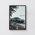 Vintage Maserati MC20 Supercar Print, Car Wall Art