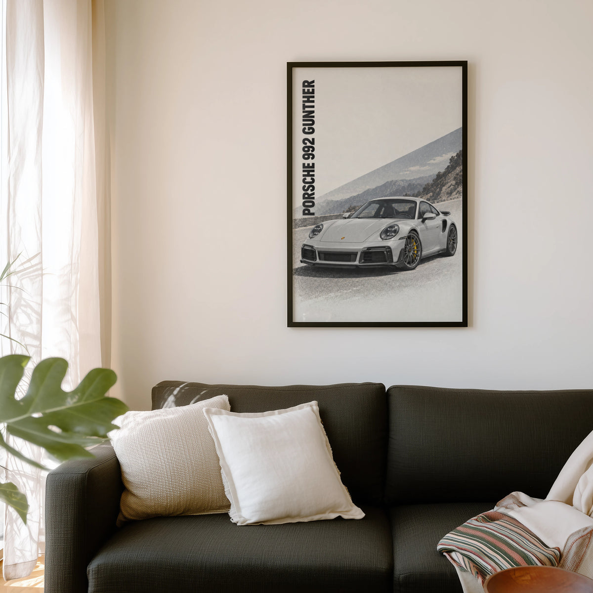 Vintage Porsche 992 Gunther Car Print