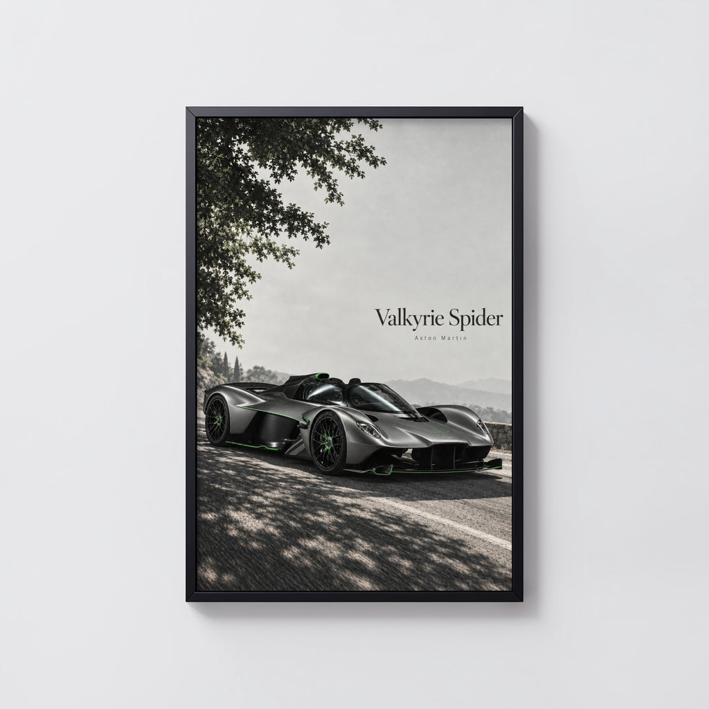 Vintage Aston Martin Valkyrie Spider Print