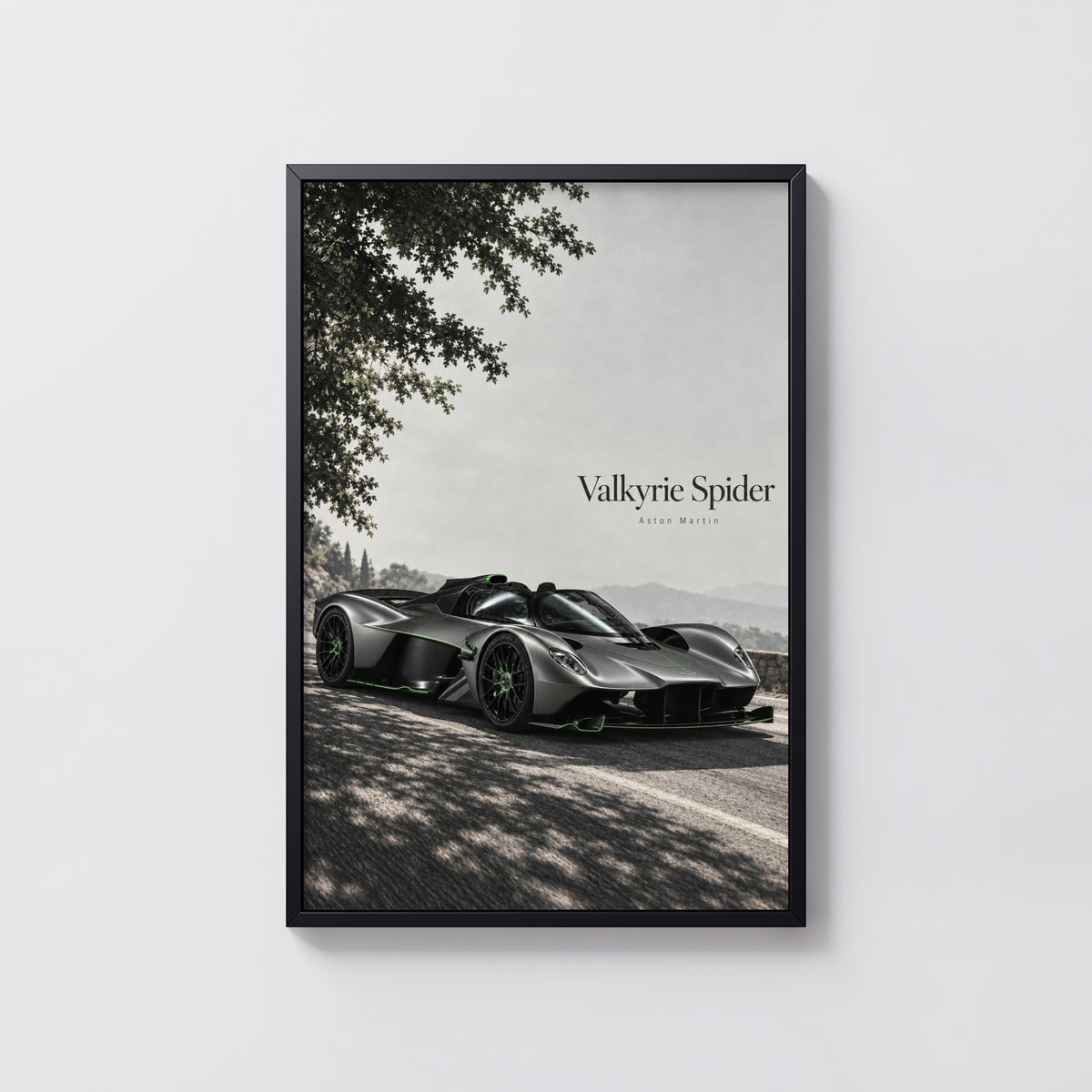 Vintage Aston Martin Valkyrie Spider Print