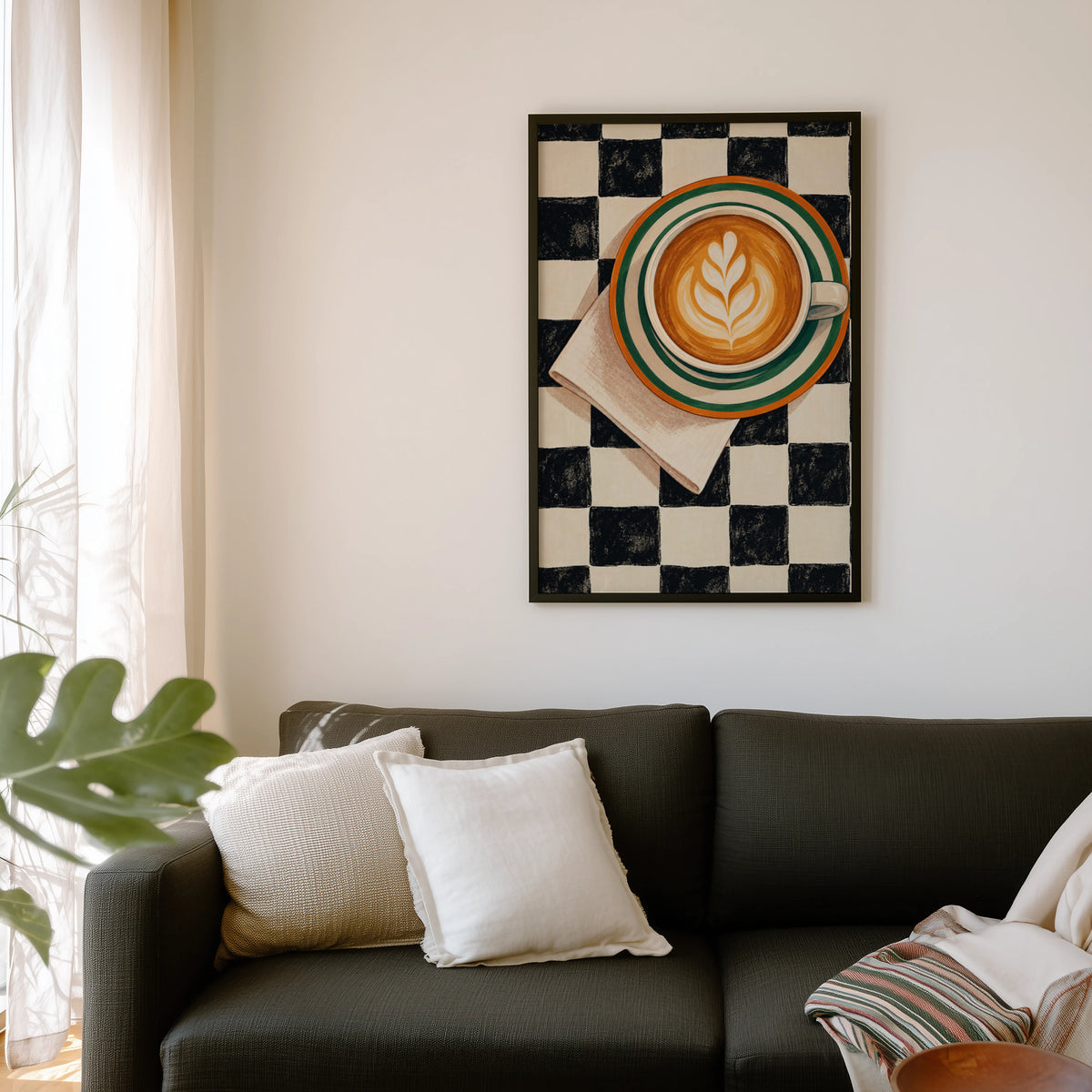 Vintage Coffee Print and Poster, Cafe Wall Art