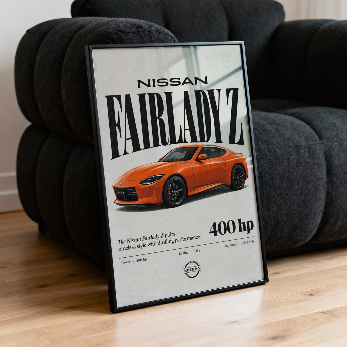 Vintage Nissan Fairlady Z Print, Car Wall Art