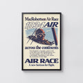 Vintage Aviator Poster, Air Race Wall Art, 1934 Print