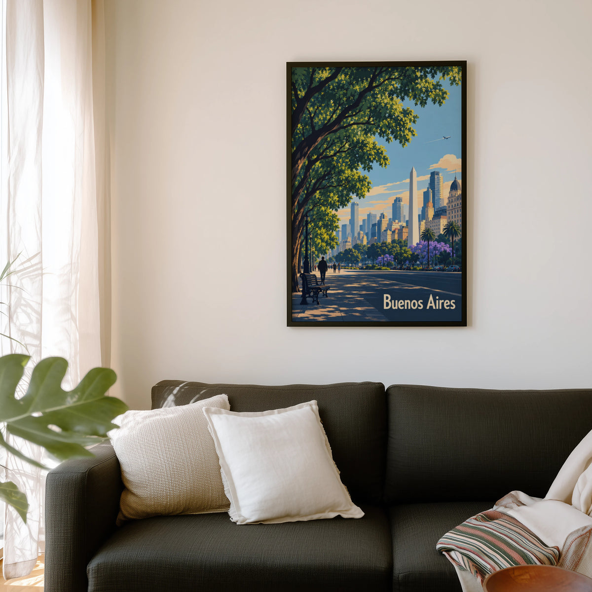 Vintage Buenos Aires Poster, Argentina Wall Art, Print