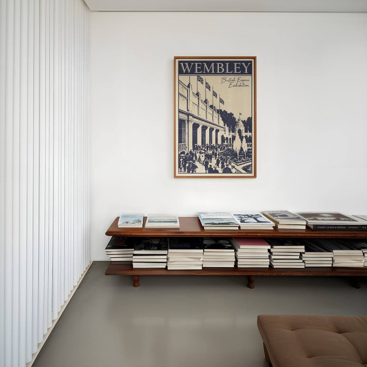 Vintage Wembley Poster, British Empire Exhibition Print