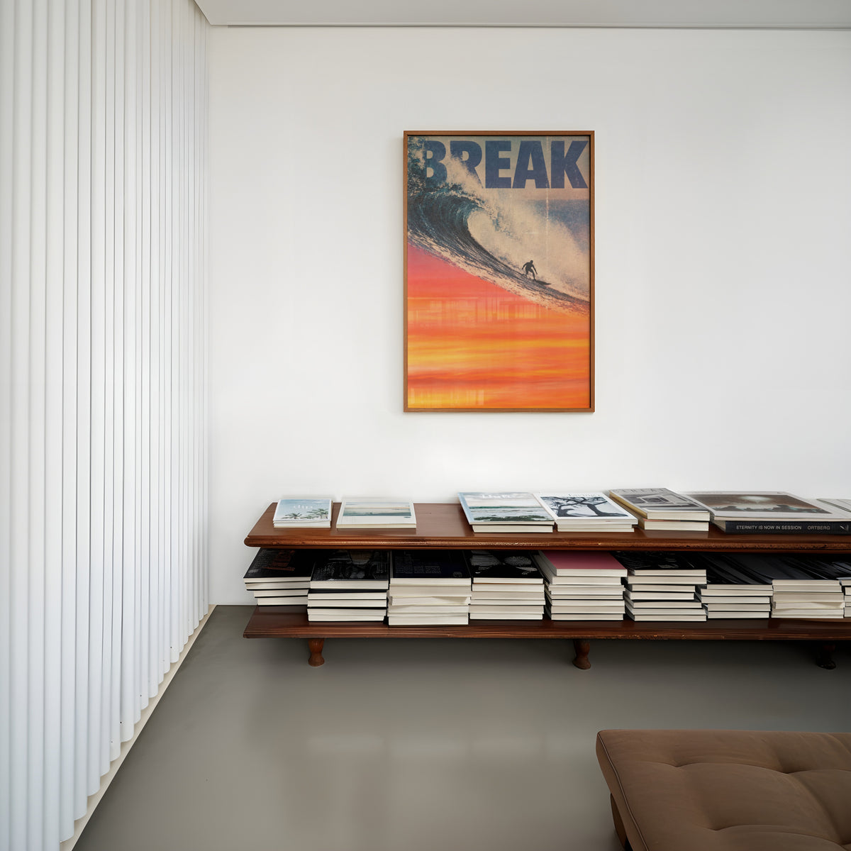 Vintage Surf Print and Poster, Retro Wave Wall Art