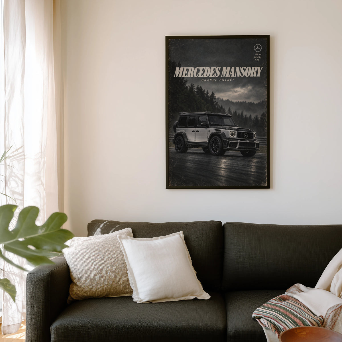 Vintage Mercedes G Wagon Print, Car Wall Art