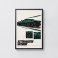 Vintage Aston Martin Valour Print, Car Wall Art