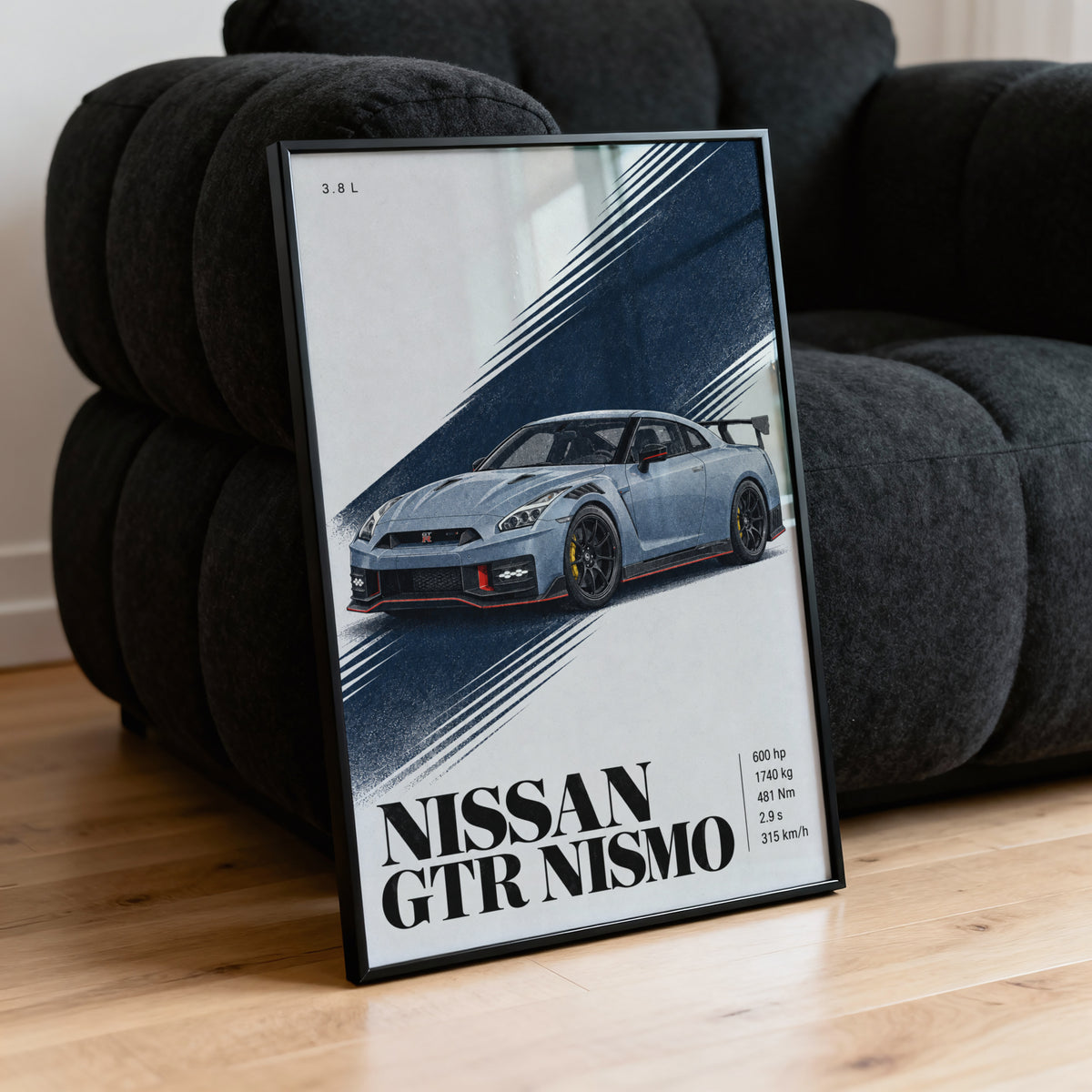 Vintage Nissan GTR Nismo Print, Car Wall Art