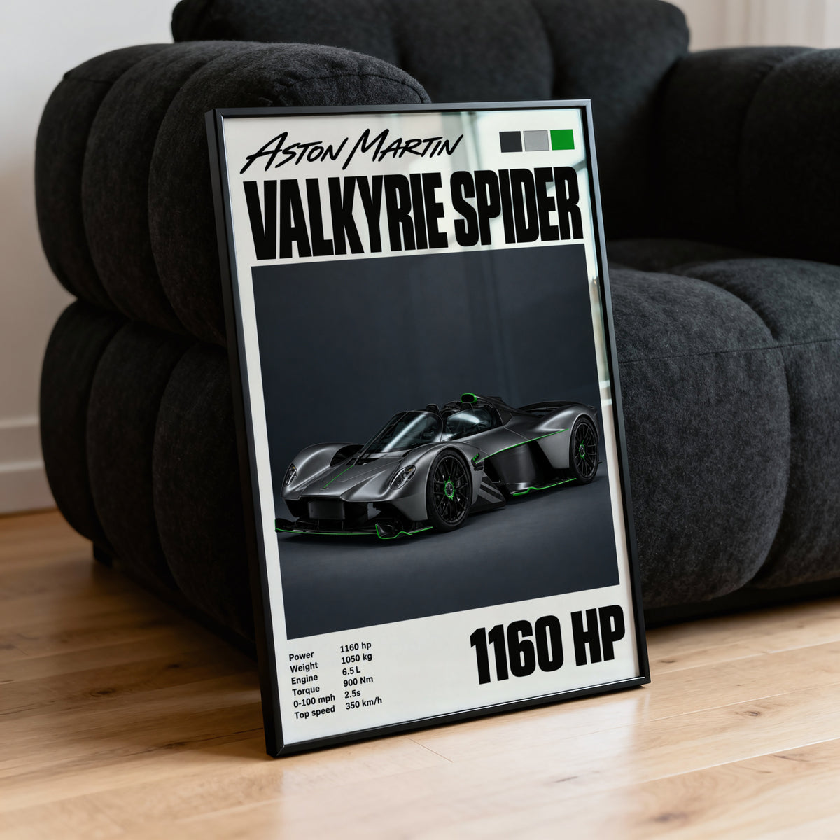 Vintage Aston Martin Valkyrie Spider Print