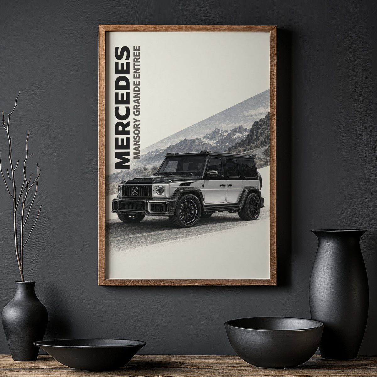 Vintage Mercedes G Wagon Print, Car Wall Art