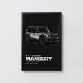 Vintage Mercedes Mansory Print, Car Wall Art