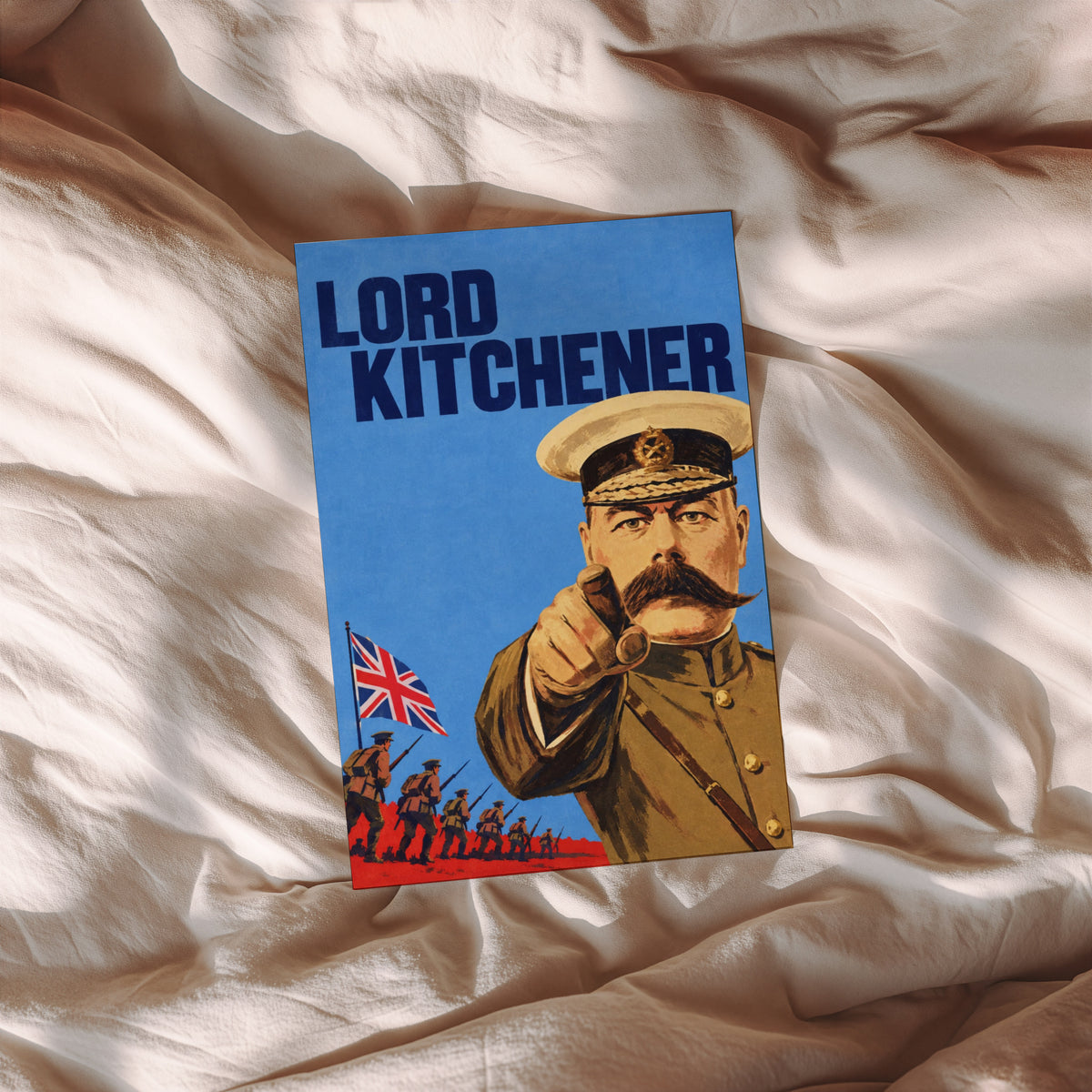 Vintage Lord Kitchener Poster, British Military Wall Art