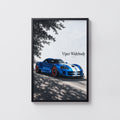 Vintage Dodge Viper Widebody Print, Car Wall Art
