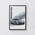 Vintage Ferrari 812 Print, Supercar Wall Art