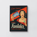 Vintage Fantales Sweets Poster, Retro Kitchen Wall Art Print