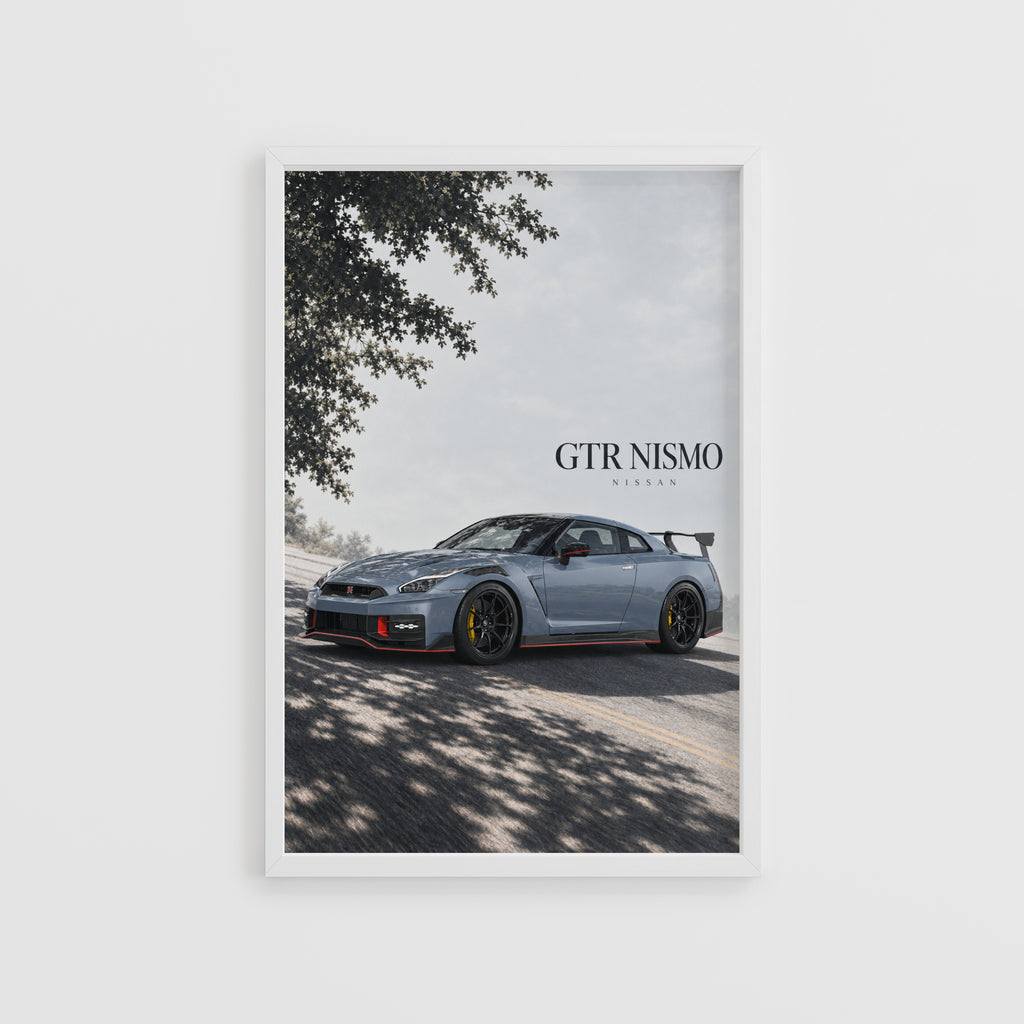 Vintage Nissan GTR NISMO Print, Car Wall Art
