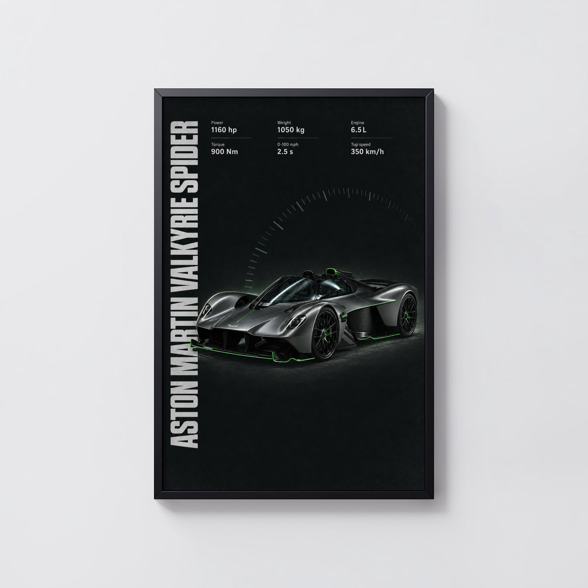 Vintage Aston Martin Valkyrie Spider Print