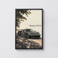 Vintage Maserati MC20 Print, Supercar Wall Art