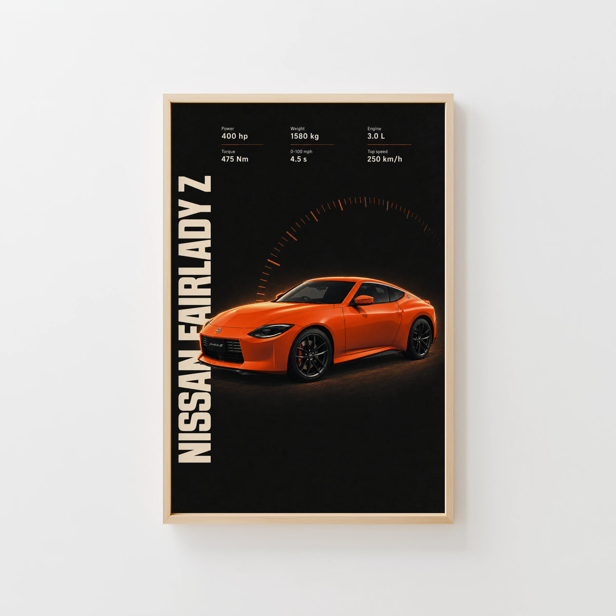 Vintage Nissan Fairlady Z Print, Car Wall Art