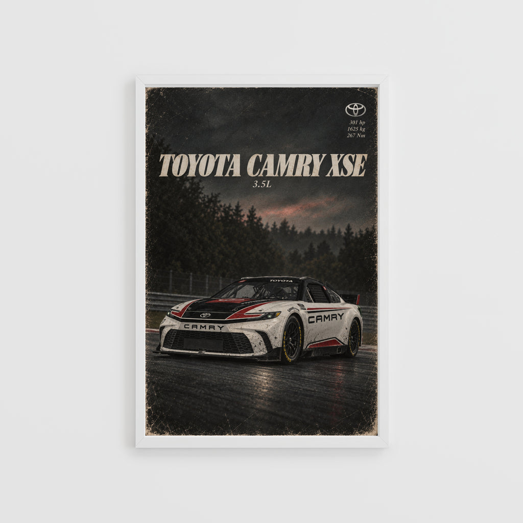 Vintage Toyota Camry XSE Racing Car Print